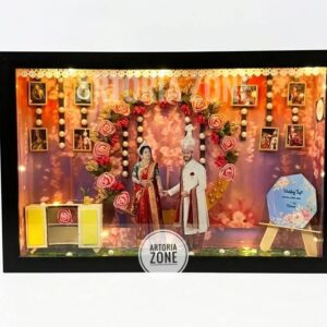 100% Unique Customized Anniversary 3D Shadow Box