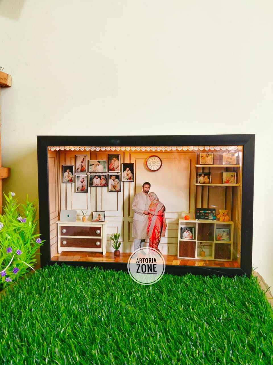 100% Unique Customized Anniversary 3D Shadow Box - Image 3